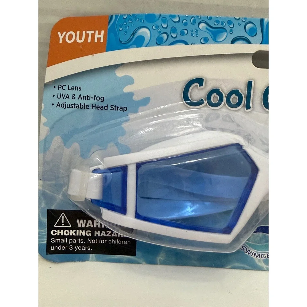 Swimgear Youth Cool Goggles and Child Mask Set Blue Pink Yellow‎ 3 Pack NEW